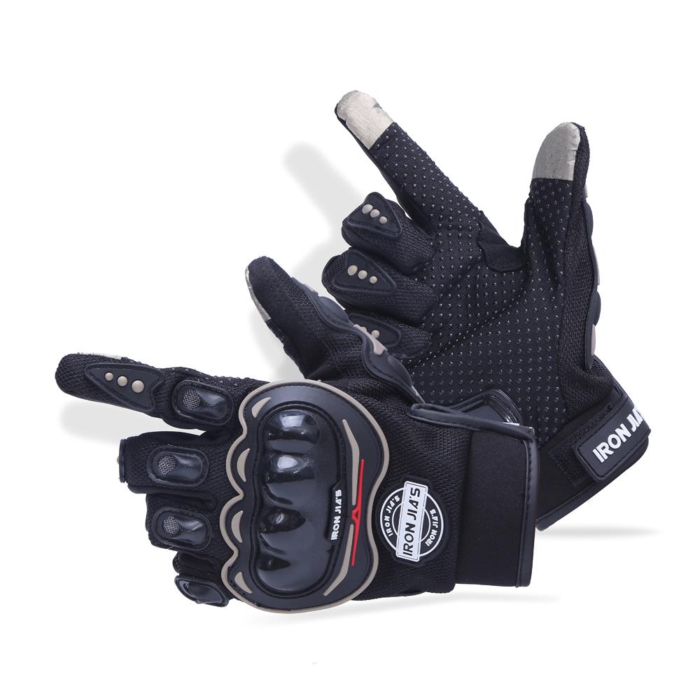 Iron Jia's Motorcycle Gloves Size Large, Black motorsport gear bike riding
